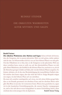 Abbildung von: Die okkulten Wahrheiten alter Mythen und Sagen - Rudolf Steiner Verlag