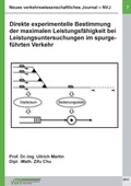 Cover: Neues verkehrswissenschaftliches Journal NVJ - Ausgabe 7 - BoD - Books on Demand