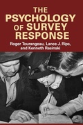 Cover: The Psychology of Survey Response - Cambridge University Press