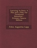 Cover: Learning to Earn - Nabu Press