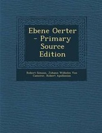 Enlarge image Cover: Ebene Oerter - Primary Source Edition - Nabu Press