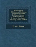Cover: Naturalismus, Nihilismus, Idealismus in Der Russischen Dichtung - Nabu Press