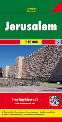 Abbildung von: Jerusalem, Stadtplan 1:10.000 - Freytag-Berndt und ARTARIA