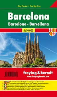 Abbildung von: Barcelona, Stadtplan 1:10 000, City Pocket + The Big Five - Freytag-Berndt und ARTARIA