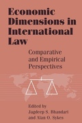 Cover: Economic Dimensions in International Law - Cambridge University Press