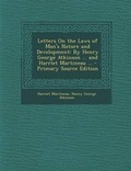 Cover: Letters on the Laws of Man's Nature and Development - Nabu Press