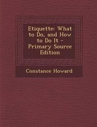 Enlarge image Cover: Etiquette - Nabu Press