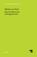 Cover: Drei Schriften vom verborgenen Gott - Meiner