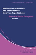 Cover: Advances in Economics and Econometrics: Theory and Applications - Cambridge University Press