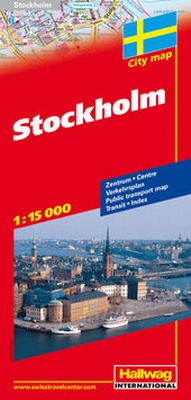 Abbildung von: Stockholm Stadtplan 1:15 000 - Hallwag