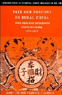 Enlarge image Cover: Fate and Fortune in Rural China - Cambridge University Press