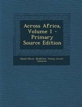 Cover: Across Africa, Volume 1 - Nabu Press