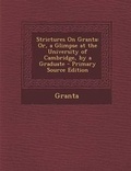 Cover: Strictures on Granta - Nabu Press