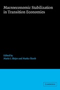Cover: Macroeconomic Stabilization in Transition Economies - Cambridge University Press