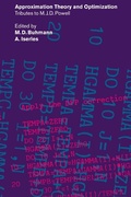 Cover: Approximation Theory and Optimization - Cambridge University Press