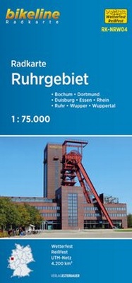 Abbildung von: Radkarte Ruhrgebiet (RK-NRW04) - Esterbauer