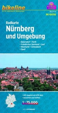 Abbildung von: Radkarte Nürnberg und Umgebung (RK-BAY06) - Esterbauer