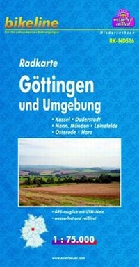 Abbildung von: Radkarte Göttingen und Umgebung (RK-NDS16) - Esterbauer