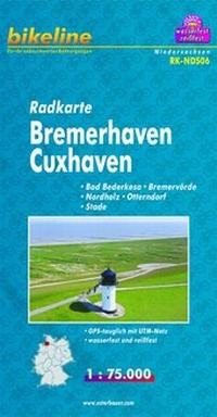 Abbildung von: Radkarte Bremerhaven Cuxhaven (RK-NDS06) - Esterbauer