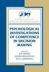 Enlarge image Cover: Psychological Investigations of Competence in Decision Making - Cambridge University Press