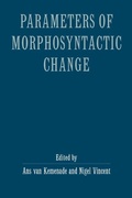 Cover: Parameters of Morphosyntactic Change - Cambridge University Press