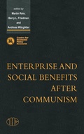 Cover: Enterprise and Social Benefits after Communism - Cambridge University Press