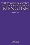 Cover: The Communicative Value of Intonation in English Book - Cambridge University Press