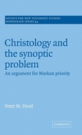Cover: Christology and the Synoptic Problem - Cambridge University Press