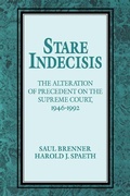 Cover: Stare Indecisis - Cambridge University Press