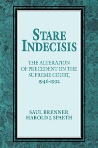 Enlarge image Cover: Stare Indecisis - Cambridge University Press
