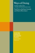 Cover: Ways of Doing - Cambridge University Press