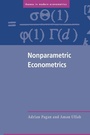 Cover: Nonparametric Econometrics - Cambridge University Press