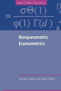 Cover: Nonparametric Econometrics - Cambridge University Press