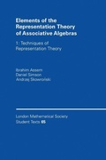 Cover: Elements of the Representation Theory of Associative Algebras: Volume 1 - Cambridge University Press