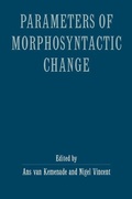 Cover: Parameters of Morphosyntactic Change - Cambridge University Press