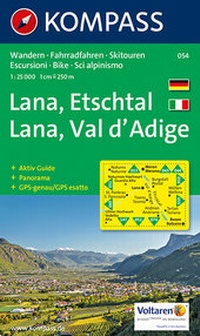 Abbildung von: Lana - Etschtal/Val d'Adige - KOMPASS-Karten