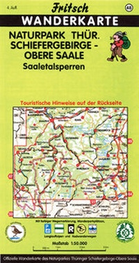 Abbildung von: Naturpark Thüringer Schiefergebirge - Obere Saale - Fritsch Landkartenverlag