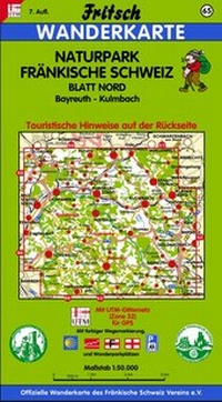 Abbildung von: Naturpark Fränkische Schweiz - Blatt Nord - Fritsch Landkartenverlag