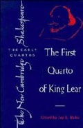 Cover: The First Quarto of King Lear - Cambridge University Press