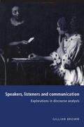 Cover: Speakers, Listeners and Communication - Cambridge University Press