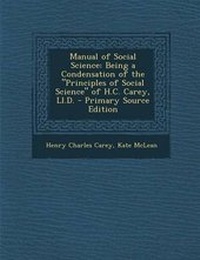Enlarge image Cover: Manual of Social Science - Nabu Press