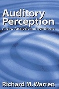 Cover: Auditory Perception - Cambridge University Press