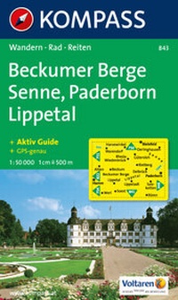 Abbildung von: Beckumer Berge - Senne - Paderborn - Lippetal - KOMPASS-Karten