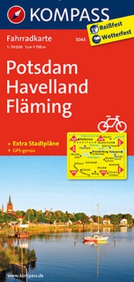 Abbildung von: KOMPASS Fahrradkarte Potsdam, Havelland, Fläming - KOMPASS-Karten