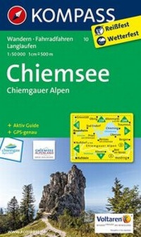 Abbildung von: KOMPASS Wanderkarte Chiemsee - Chiemgauer Alpen - KOMPASS-Karten