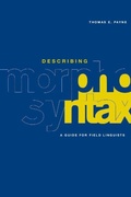 Cover: Describing Morphosyntax - Cambridge University Press
