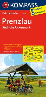 Abbildung von: KOMPASS Fahrradkarte 3029 Prenzlau - Südliche Uckermark 1:70.000 - KOMPASS-Karten