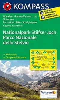 Abbildung von: KOMPASS Wanderkarte Nationalpark Stilfserjoch /Parco Nazionale dello Stelvio - KOMPASS-Karten