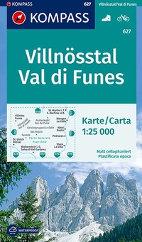 Abbildung von: KOMPASS Wanderkarte 627 Villnösstal, Val di Funes 1:25.000 - KOMPASS-Karten