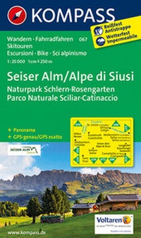 Abbildung von: Seiser Alm /Alpe di Siusi - KOMPASS-Karten